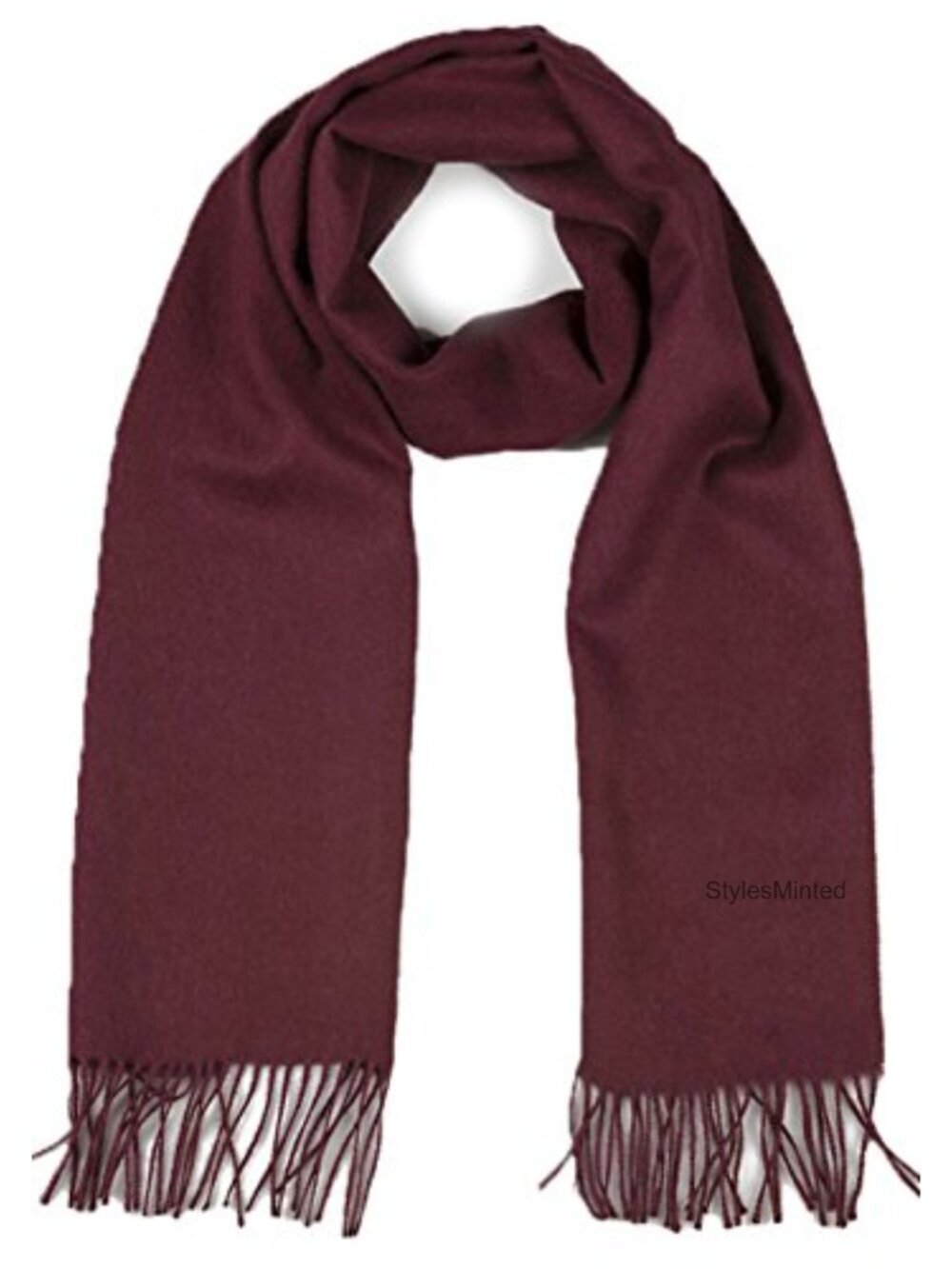 100% Baby Alpaca Scarf Handwoven 71x12 Inch Fringe Unisex Warm